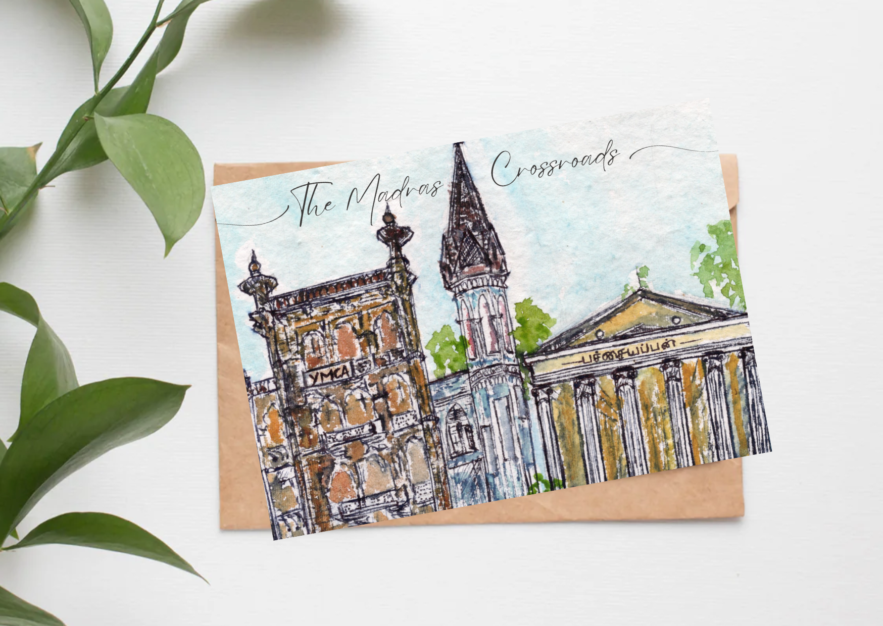 The Madras Crossroads: George Town — A6 Postcards by Aishwarya Ashok